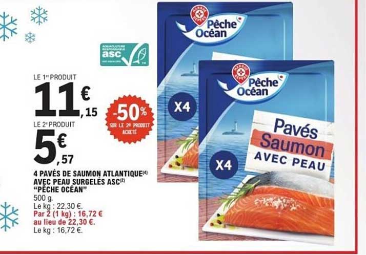 Pêche Océan Pavés Saumon