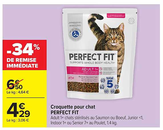 PERFECT FIT CROQUETTE POUR CHAT