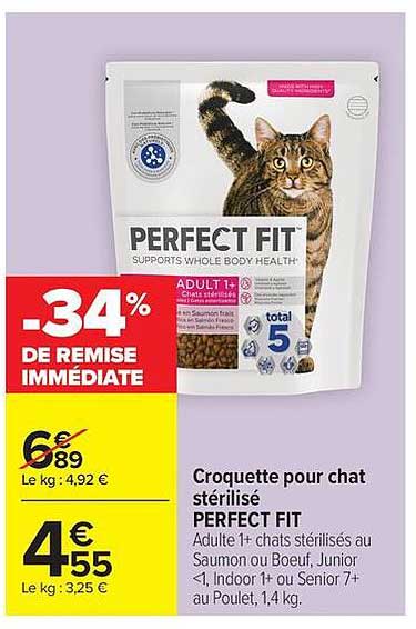 PERFECT FIT Croquette pour chat sterilisé