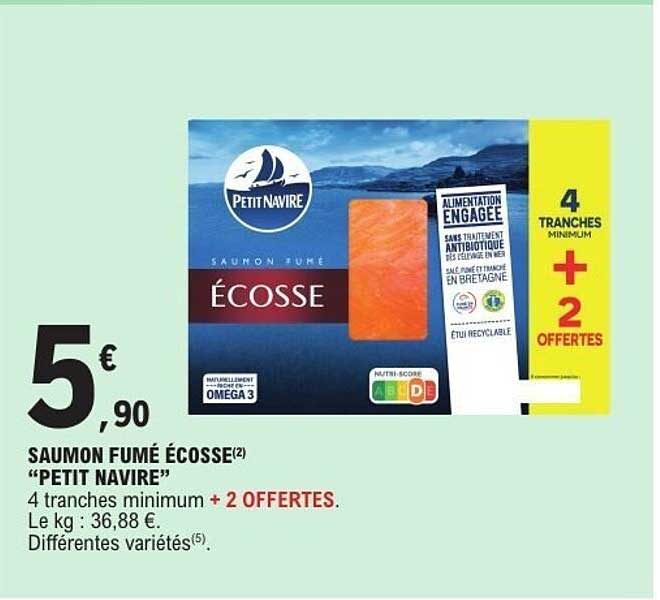 Petit Navire Saumon fumé Écosse