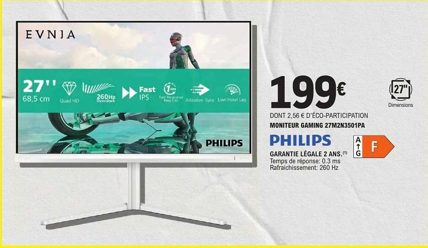 PHILIPS MONITEUR GAMING 27M2N3501PA