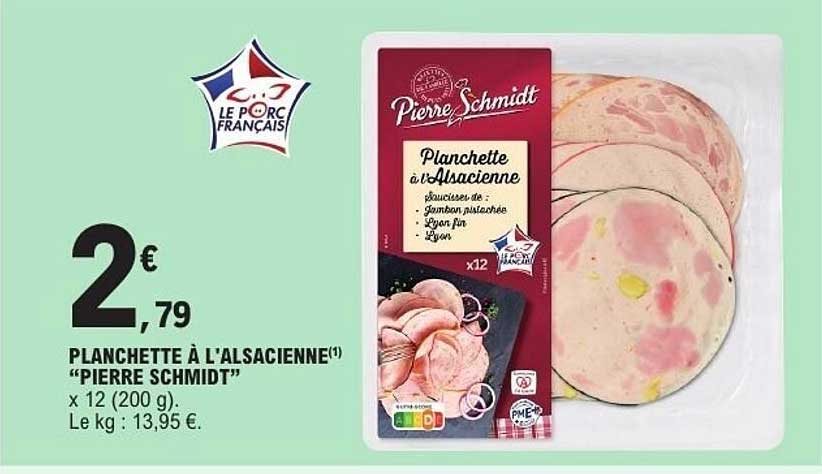 Pierre Schmidt Planchette à l'alsacienne