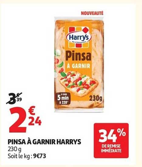 Pinsa à garnir Harrys