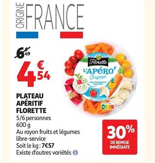 Plateau Apéritif Florette