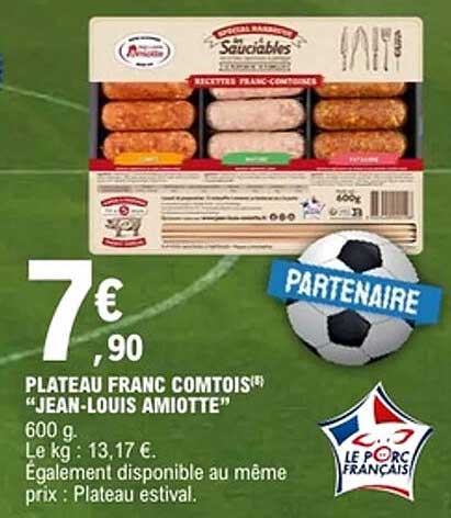 Plateau franc comtois "JEAN-LOUIS AMIOTTE