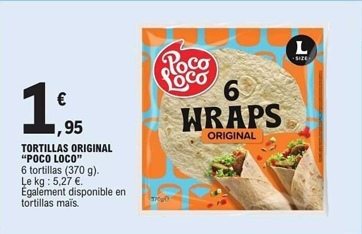 Poco Loco 6 WRAPS ORIGINAL