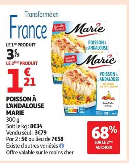 Poisson à l'Andalouse Marie
