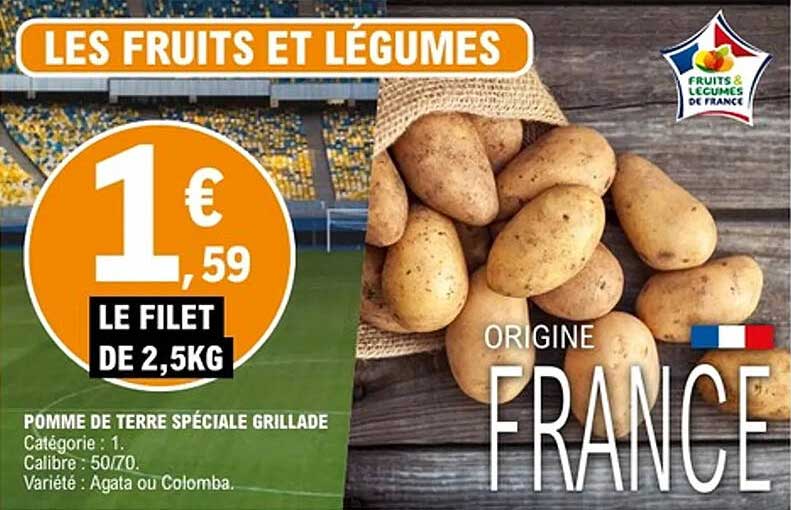 POMME DE TERRE SPÉCIALE GRILLADE