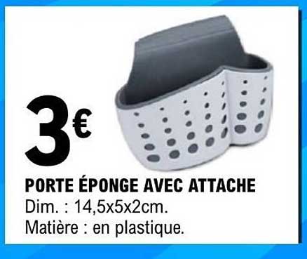 PORTE ÉPONGE AVEC ATTACHE