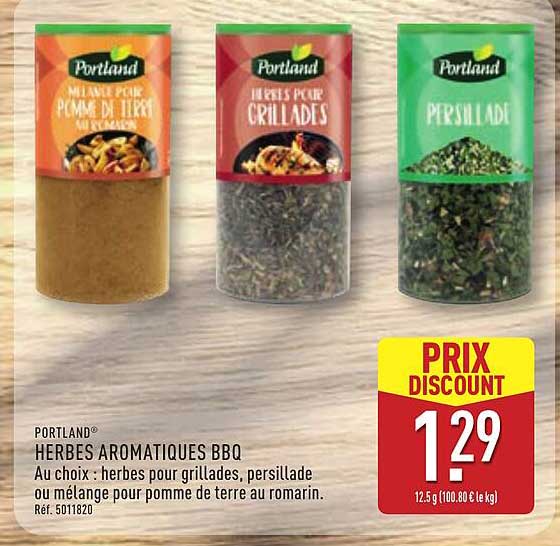 Portland HERBES AROMATIQUES BBQ