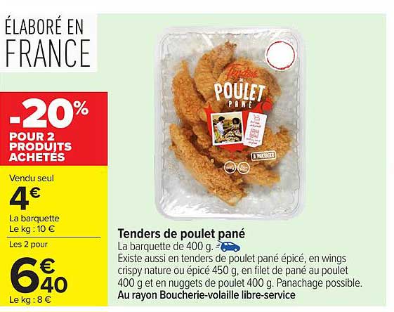 Poulet pané