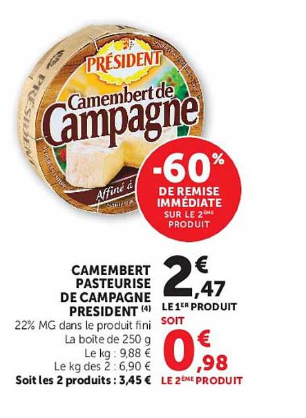 Président Camembert de Campagne