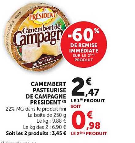 Président Camembert de Campagne