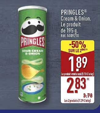 Pringles Cream & Onion