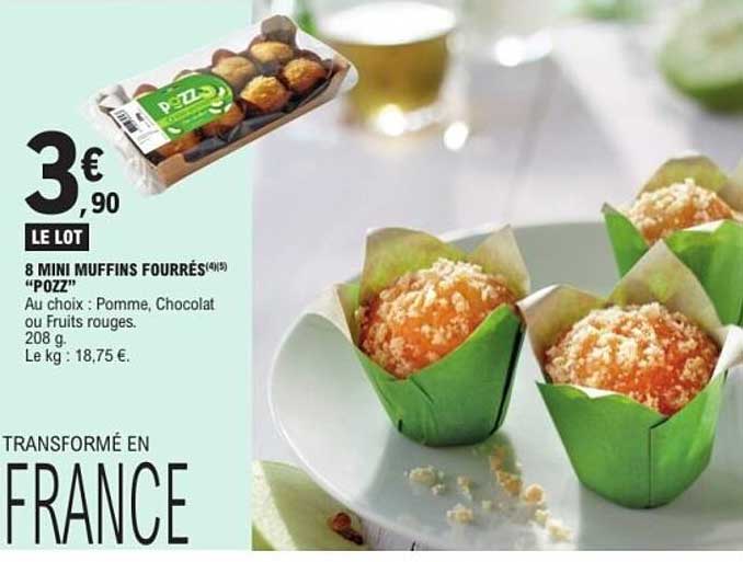 P'ZZI MINI MUFFINS FOURRÉS