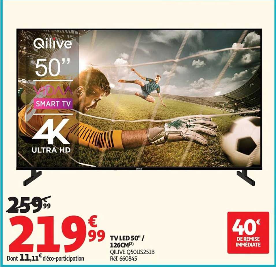 Qilive 50'' SMART TV 4K ULTRA HD