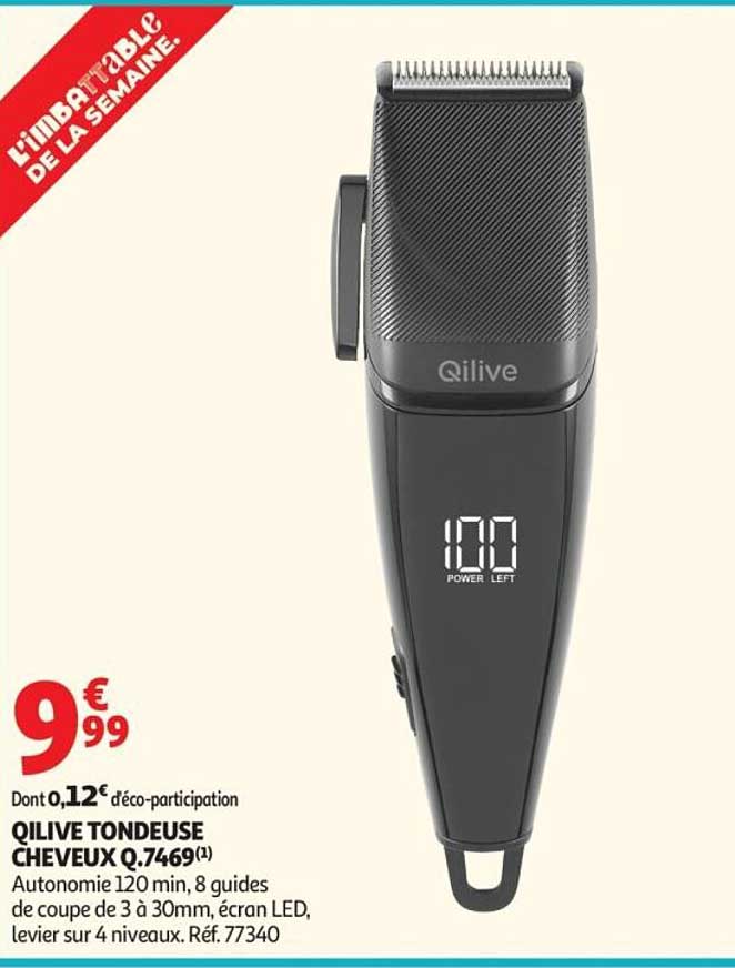 Qilive TONDEUSE CHEVEUX Q.7469