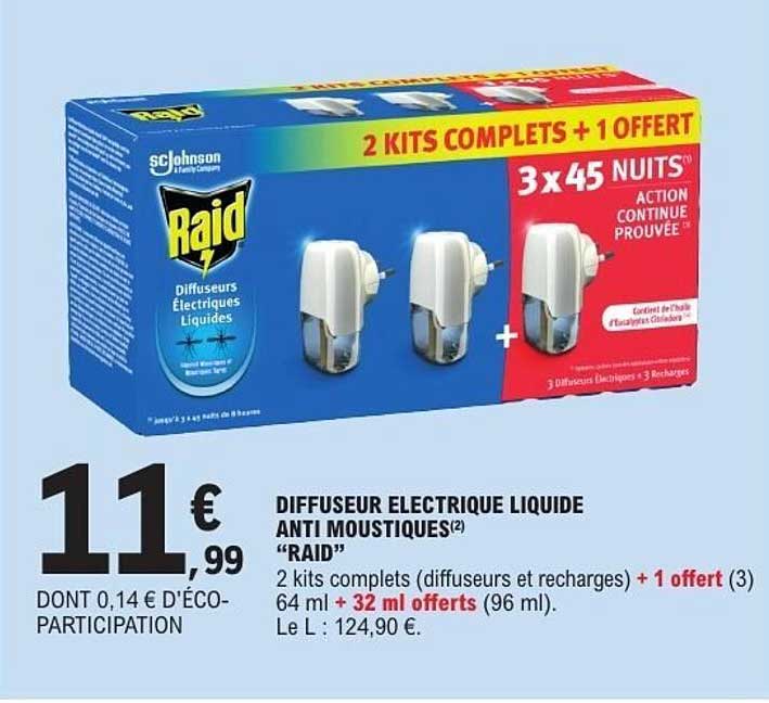 Raid Diffuseurs Électriques Liquides
