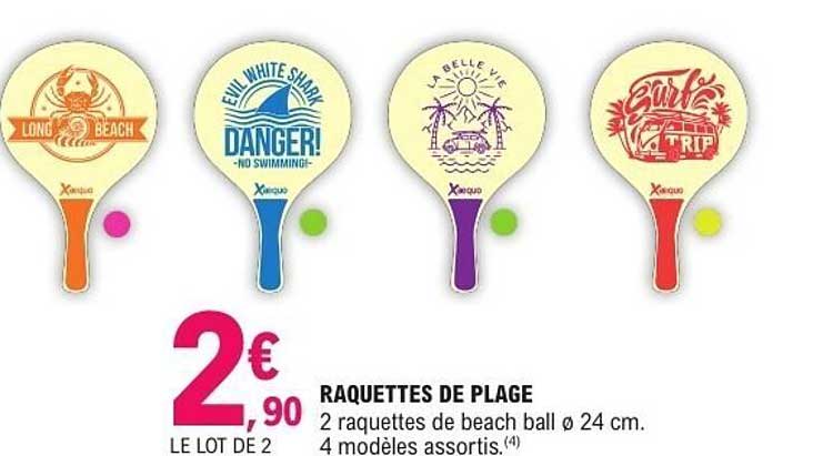 RAQUETTES DE PLAGE