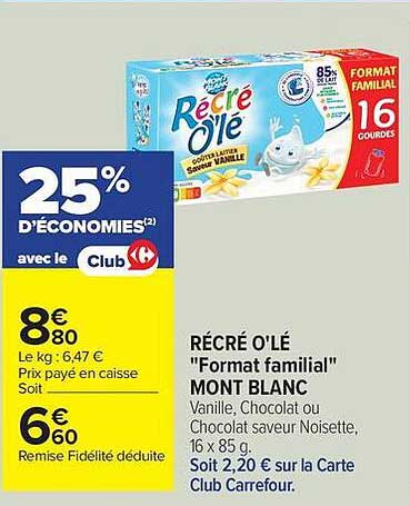Récré Olé Format familial