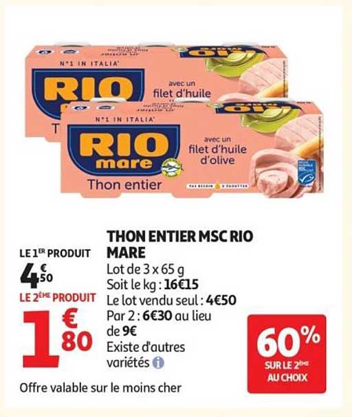 RIO Mare Thon entier