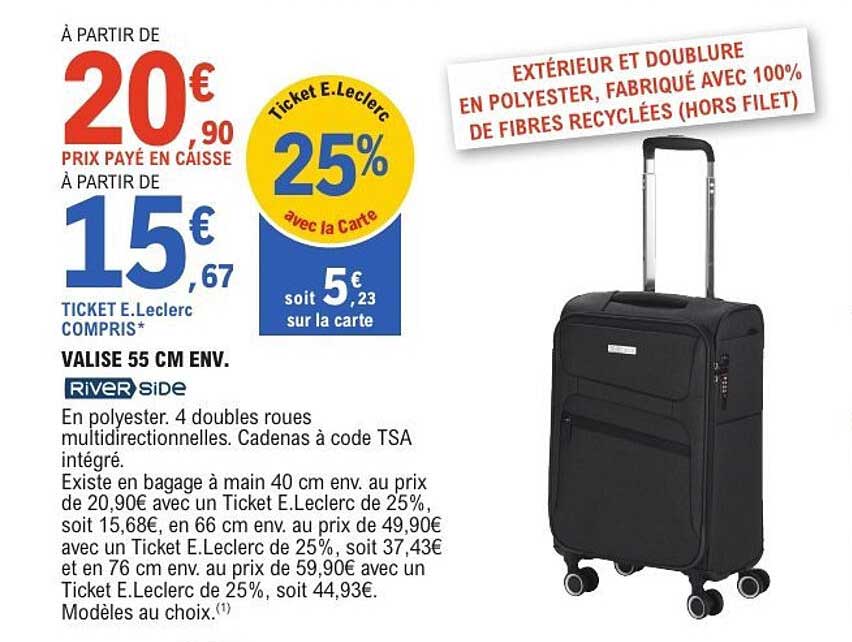 RIVERSIDE VALISE 55 CM ENV