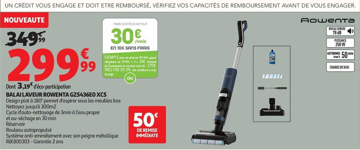 Rowenta BALAI LAVEUR GZ5436EO XC5