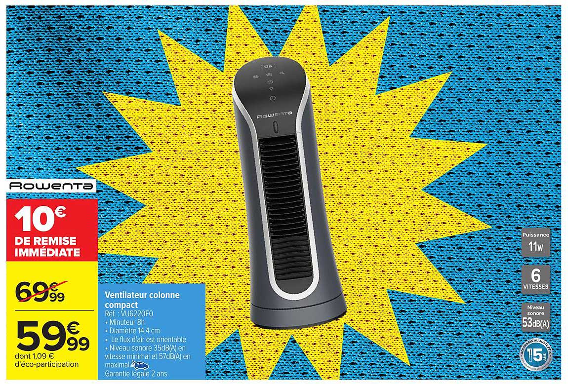 Rowenta Ventilateur colonne compact