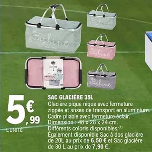 SAC GLACIÈRE 35L