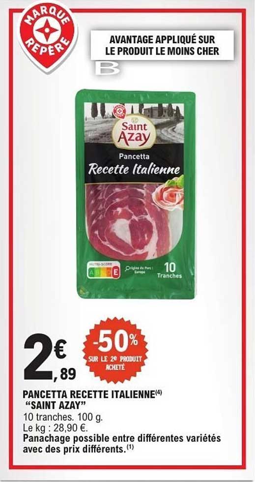 Saint Azay Pancetta Recette Italienne
