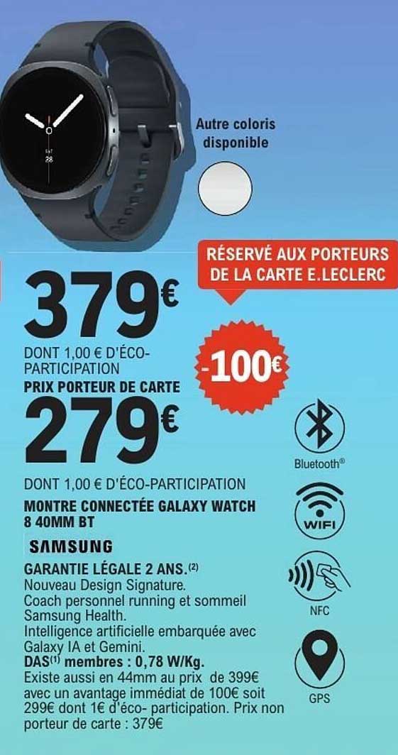 Samsung GALAXY WATCH 8 40MM BT