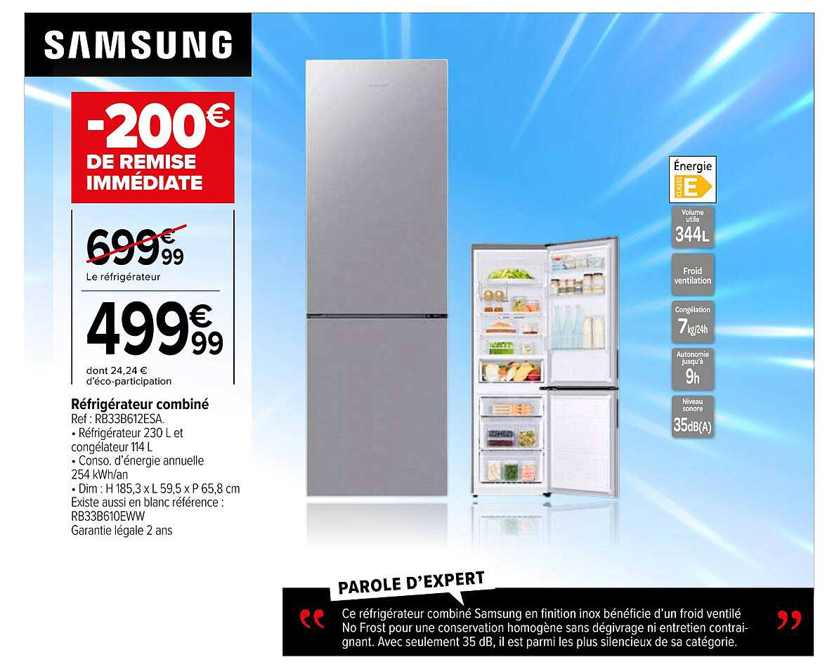 Samsung Réfrigérateur combiné