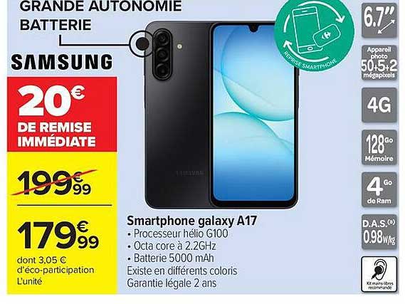 Samsung Smartphone galaxy A17