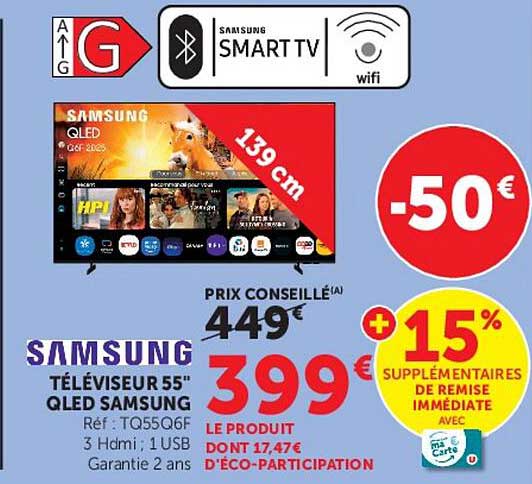 Samsung Téléviseur 55" QLED SAMSUNG