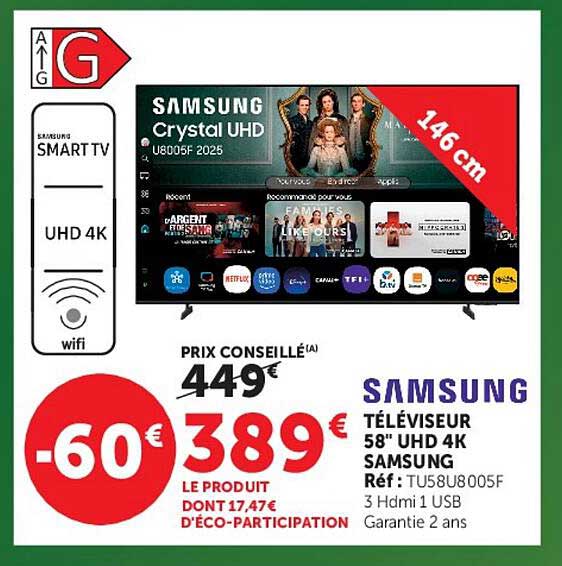 SAMSUNG TÉLÉVISEUR