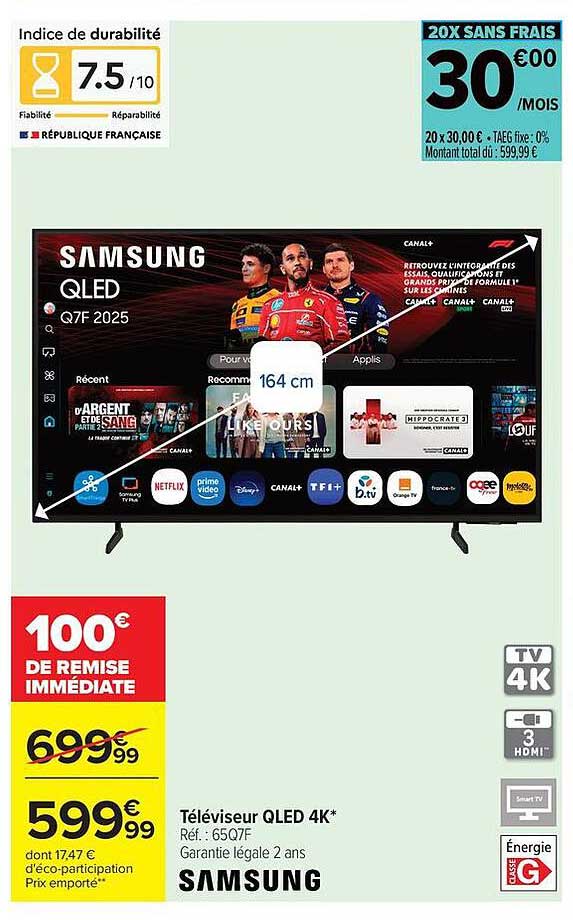 Samsung Téléviseur QLED 4K