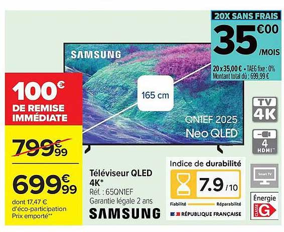 Samsung Téléviseur QLED 4K