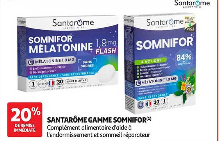 Santarome SOMNIFOR MÉLATONINE 1,9 mg FLASH