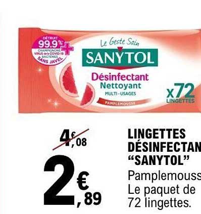 SANYTOL Désinfectant Nettoyant
