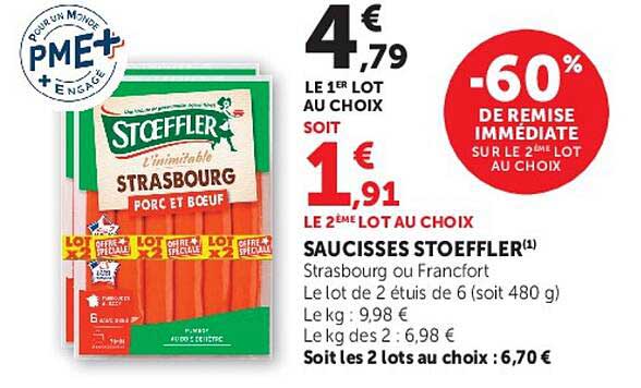 Saucisses Stoeffler
