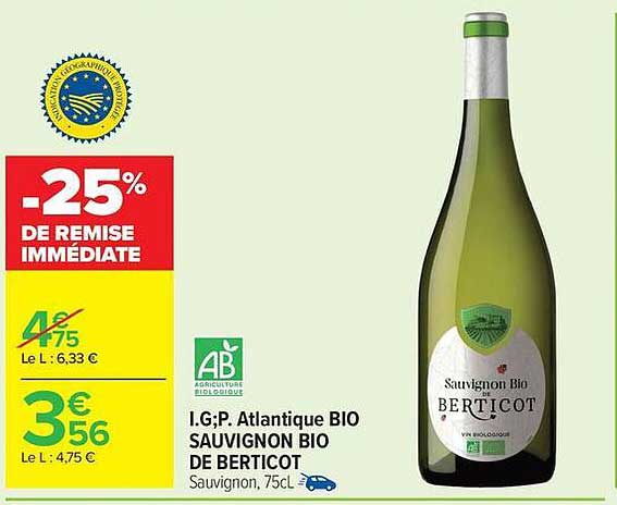 Sauvignon Bio de Berticot