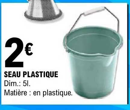 SEAU PLASTIQUE
