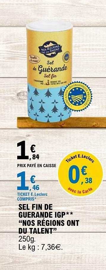 Sel de Guérande Sel fin