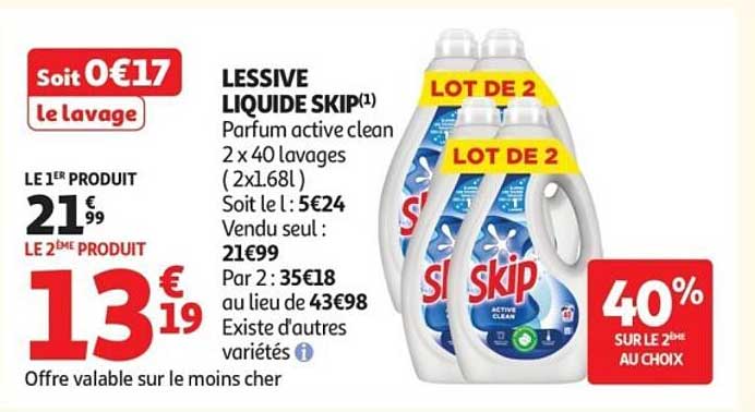Skip Lessive Liquide