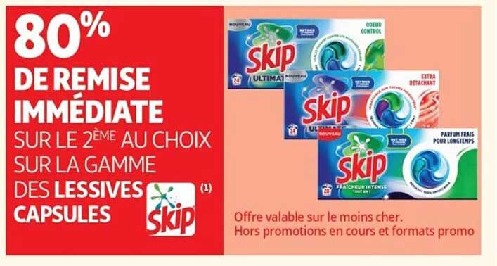 Skip LESSIVES CAPSULES