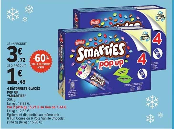 Smarties pop up