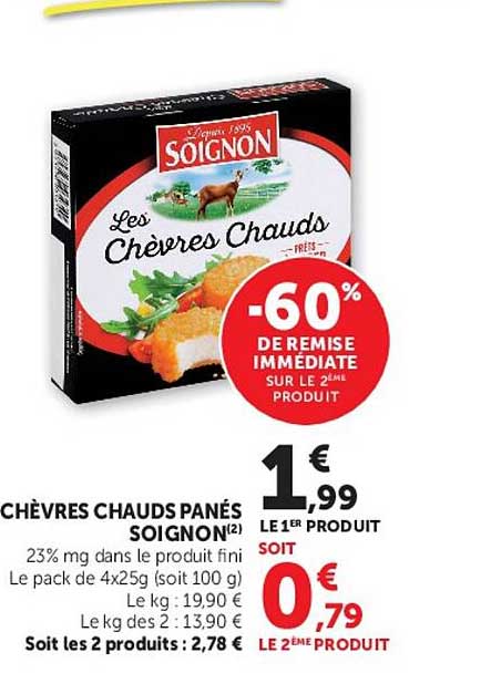 SOIGNON Les Chèvres Chauds