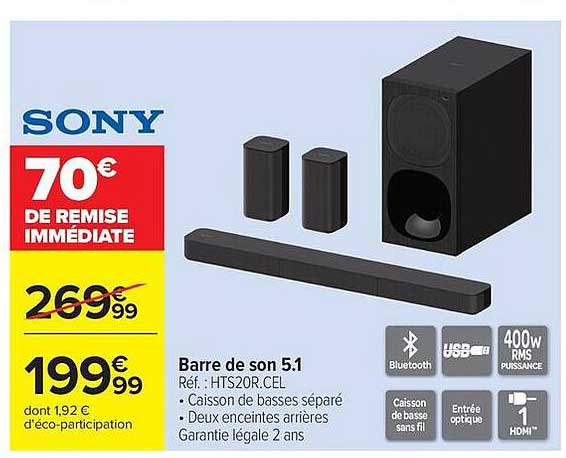 Sony Barre de son 5.1