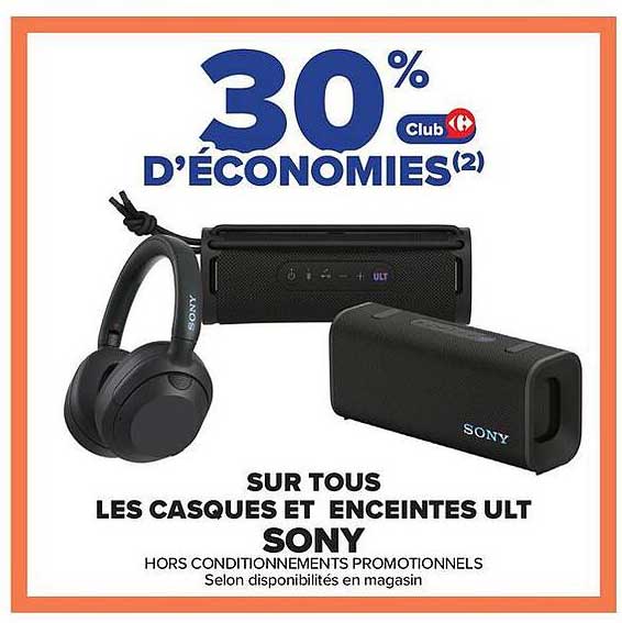 SONY CASQUES ET ENCEINTES ULT