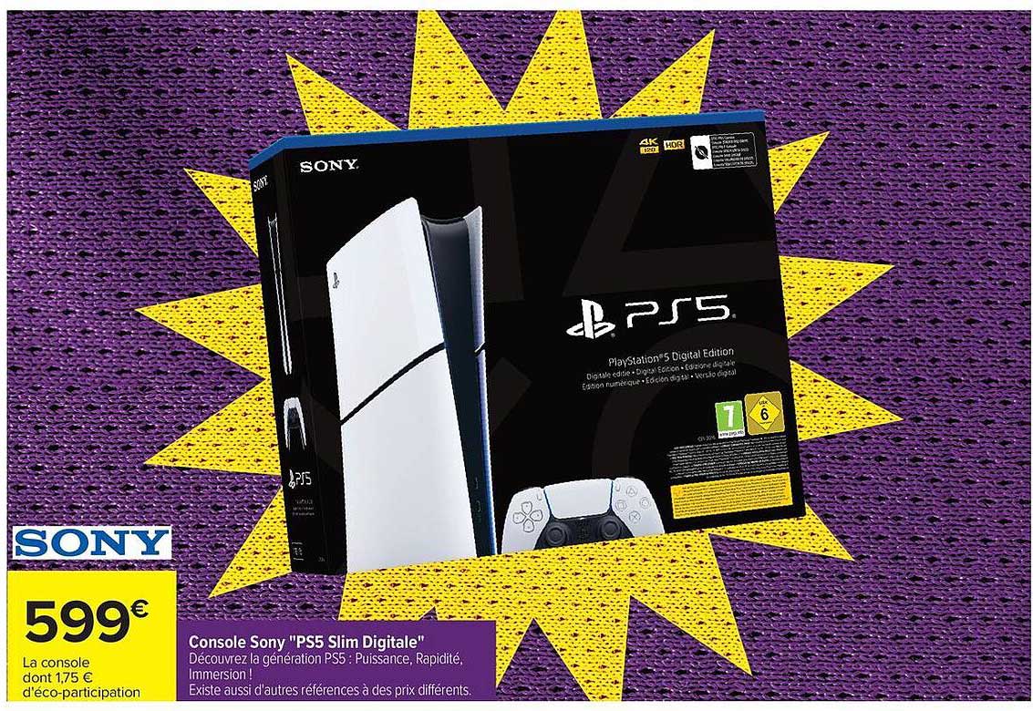 SONY PS5 Slim Digitale